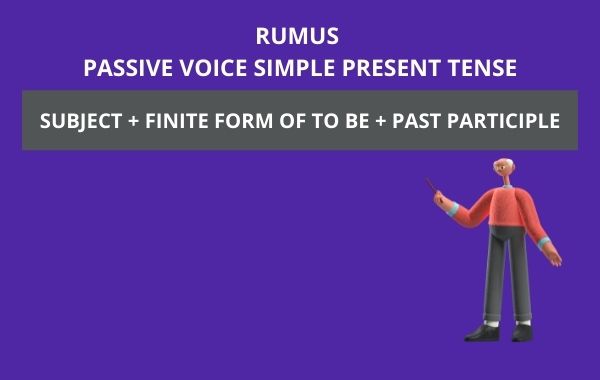 contoh kalimat passive voice simple present tense