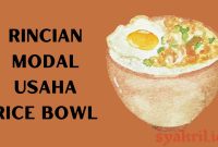 Modal Usaha Rice Bowl