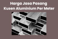 harga jasa pasang kusen aluminium per meter