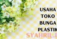 Usaha toko bunga plastik